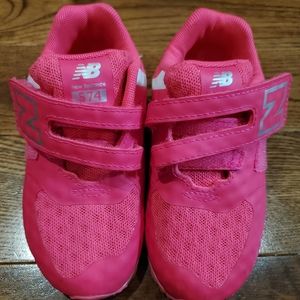 Baby Pink Sneakers with velcro